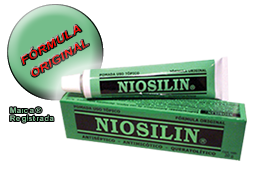 Niosilin, antiséptico, antimicótico